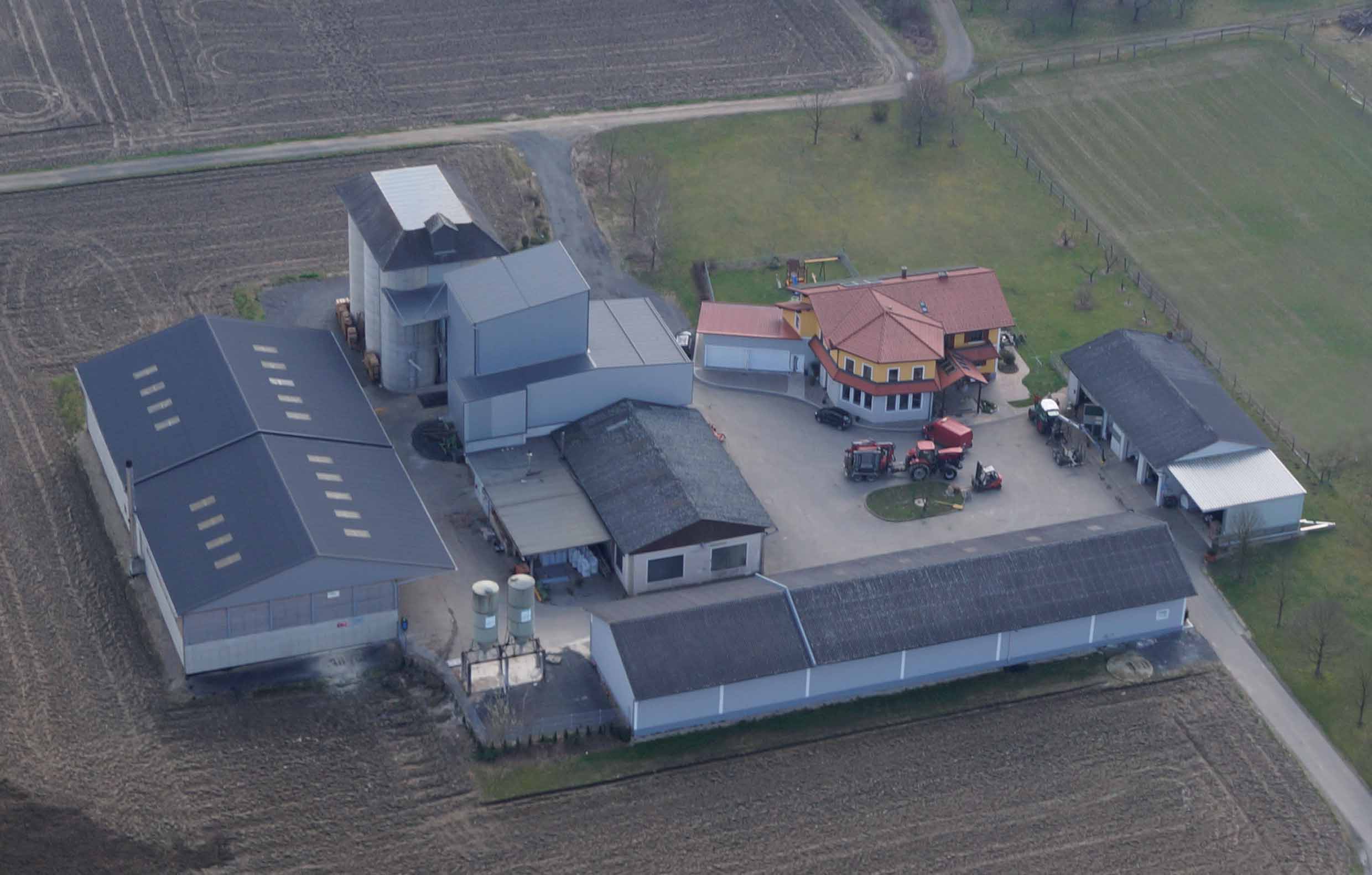 Luftaufnahme Betrieb Puntigam, Mureck